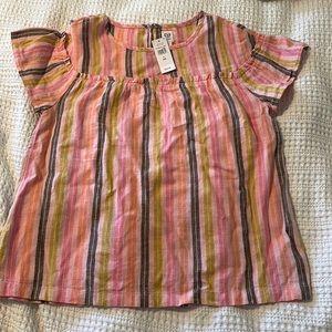 Linen blouse size 10 gap kids